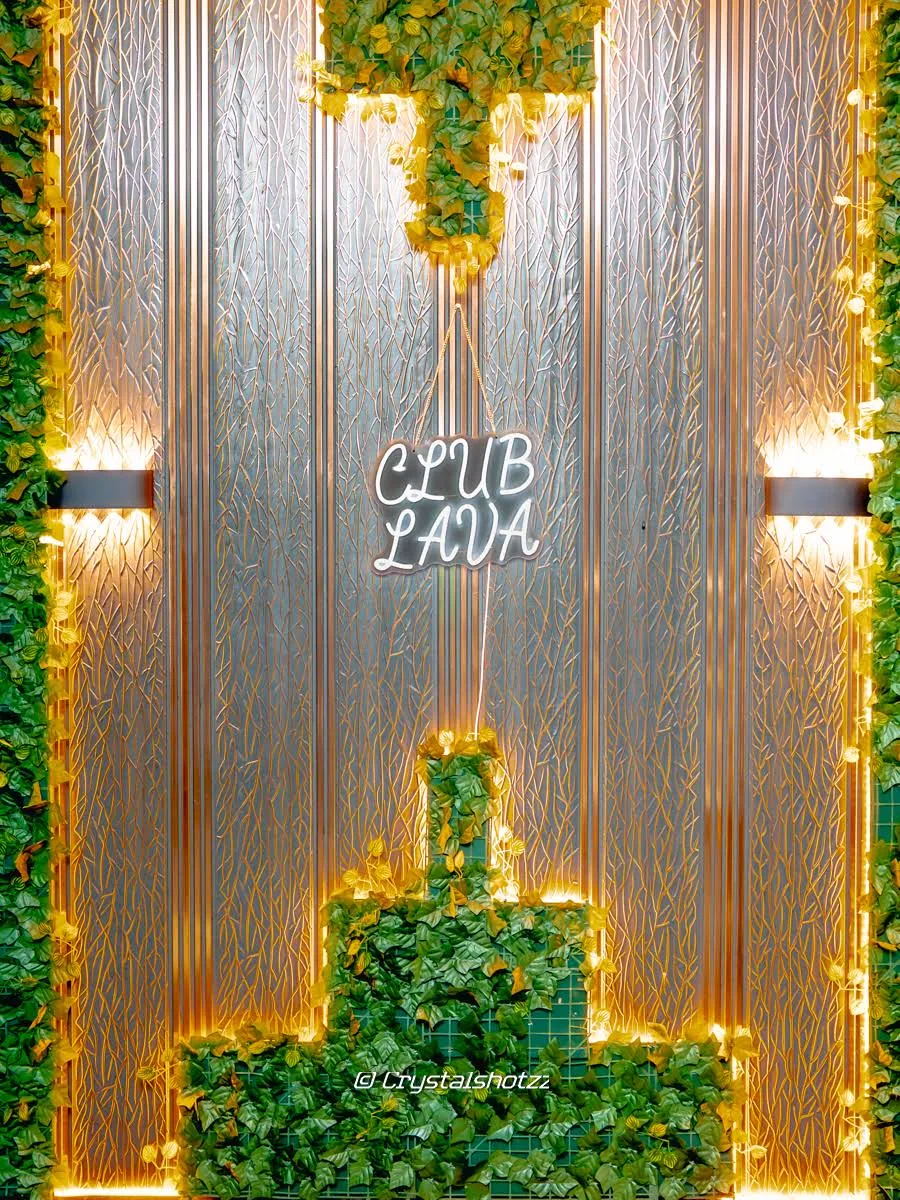 Club Lava photo wall